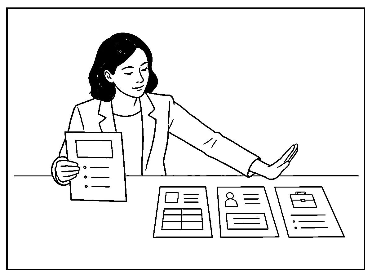 Una docente compara el requisito de una oferta con evidencias separadas de impartición, tutoría y experiencia profesional